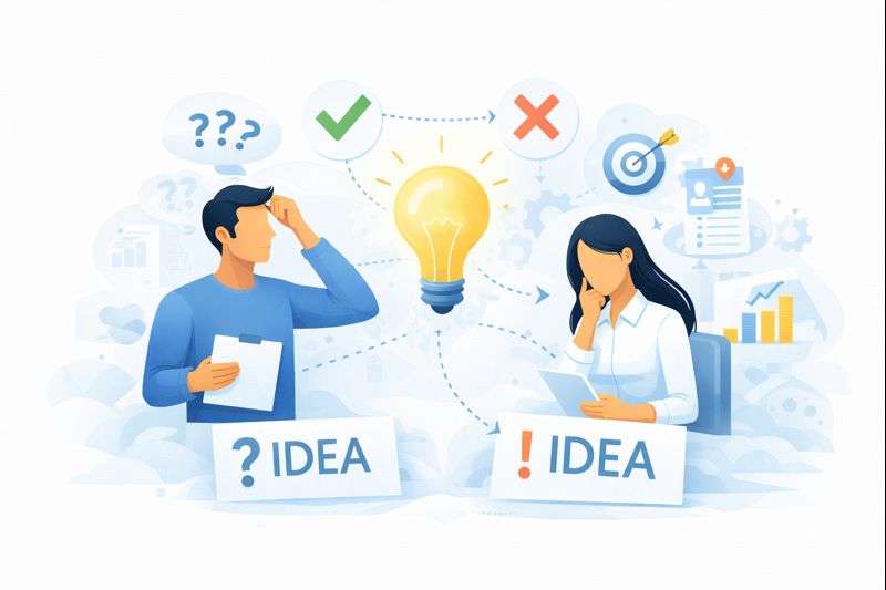 cómo saber si una idea es buena